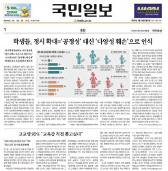 한국청소년재단, 공공의창·국민일보와 함께 청소년시민의식 조사 실시